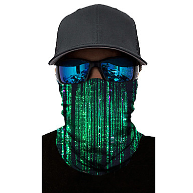 baratos Acessórios de Inverno-Homens / Unisexo Básico Lenço Retangular / Bandana Estampado