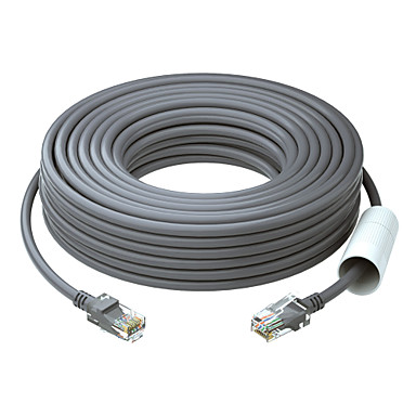 baratos Sistemas de Circuito Fechado de Televisão-Zosi cat5e ethernet cable 65ft white-high speed network rj45 cable wire para poe câmeras de segurança system poe switch etc.