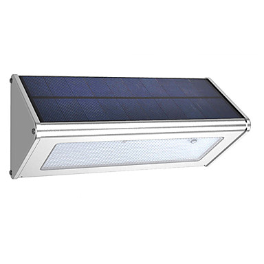 baratos Equipamentos e Suprimentos Elétricos-Forma de triângulo de alumínio ao ar livre sensor de radar solar luz ip65 solar led jardim luz luz da parede à prova d 'água