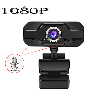 baratos Câmeras IP-Hd webcam embutido dual microfones inteligente 1080p web camera usb pro stream camera para desktops laptops pc game cam para os windows10 / 8