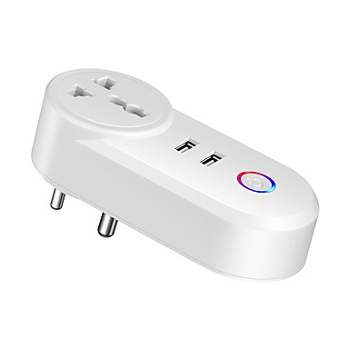 baratos Smart Plug-Tomada usb wifi smat plug ue israel poder sem fio tomada inteligente wi-fi temporizador de controle remoto tuya carregador inteligente