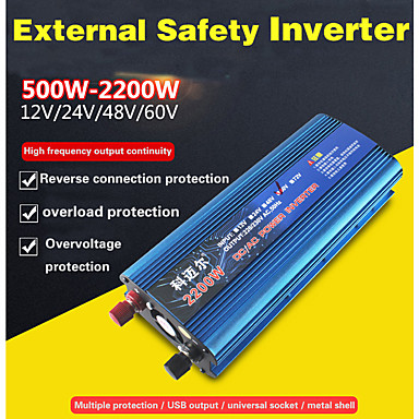 baratos Ferramentas e Equipamentos-inversor carmaer 12v / 24v / 220v 2200w conversor de tensão do carro conversor de carro 12v / 24v 220v inversor solar carregador de inversor de energia do carro