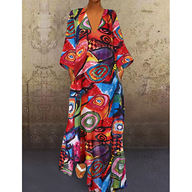shift dress maxi