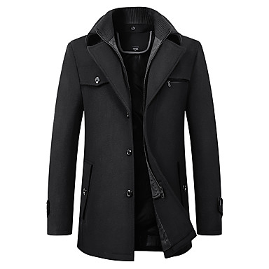 cheap long black coat