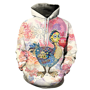 cartoon wave print pullover