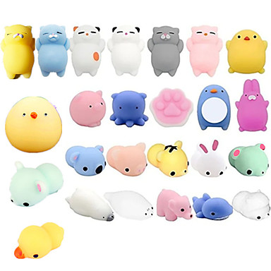 即納新商品 4pcsスクイーズミニ猫の動物人形スローライジングかわいいアンチストレスボールソフトスクイーズおもちゃ ブランド直営 Www Opshub Com