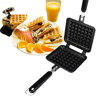 18cm Pancake Maker Runde Form Aluminiumlegierung Eist/üte Maker Antihaft-Eierbr/ötchen Pfanne Waffel Backform Pfanne K/üche Backwerkzeug