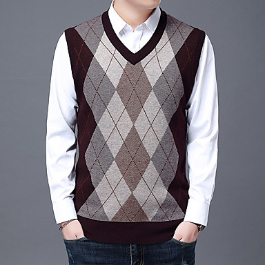 plaid vest cardigan
