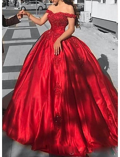 short red quinceanera dresses