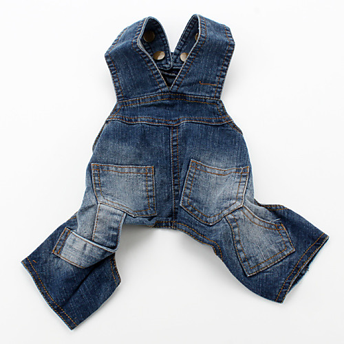 

Dog Pants Puppy Clothes Jeans Fashion Cowboy Dog Clothes Puppy Clothes Dog Outfits Blue Costume for Girl and Boy Dog Denim XS S M L XL XXL