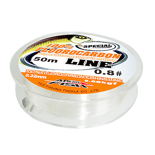 

Fluorocarbon Line Abrasion Resistant Fishing Line 50M / 55 Yards