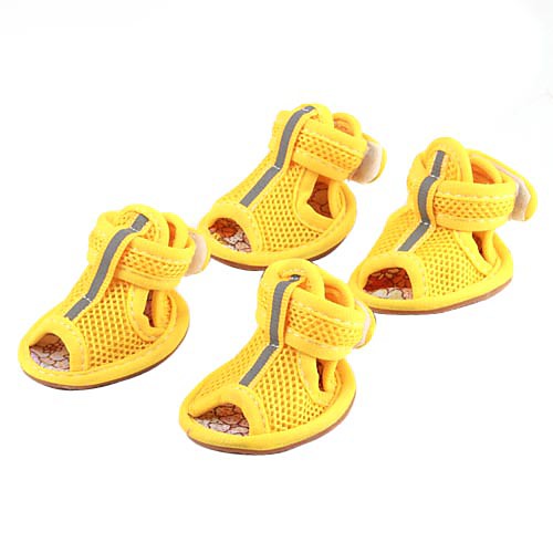 

Dog Boots / Shoes Casual / Daily Solid Colored For Pets PU Leather Red