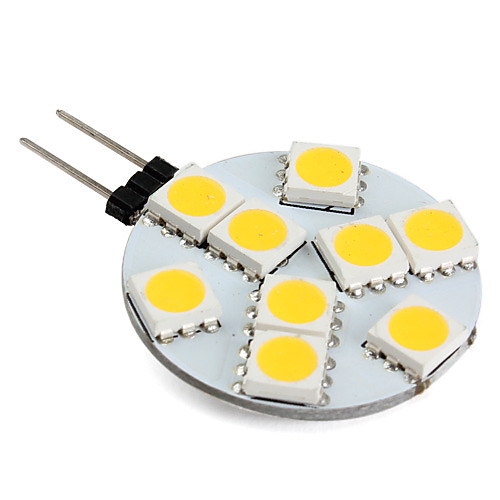 

1 W LED Bi-pin Lights 250-300 lm G4 9 LED Beads SMD 5050 Warm White 12 V