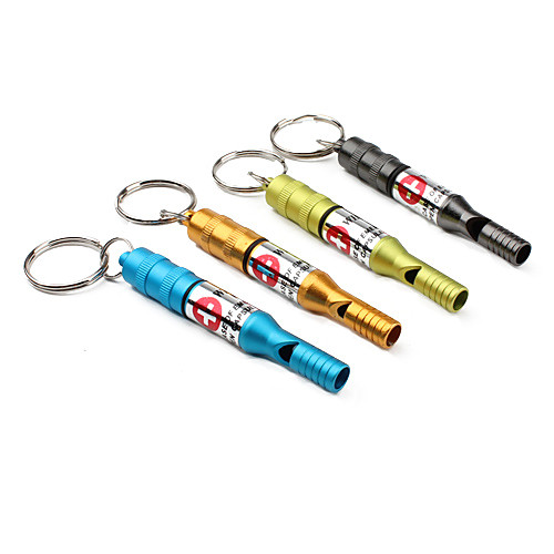 

Survival Whistle Emergency Whistle Metal Hiking Random Colour