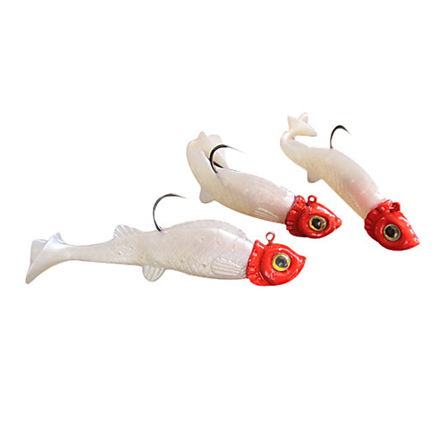 

3 pcs Swimbaits Fishing Lures Soft Bait Jigs Jerkbaits Lure Packs Bass Trout Pike Sea Fishing Freshwater Fishing Bass Fishing