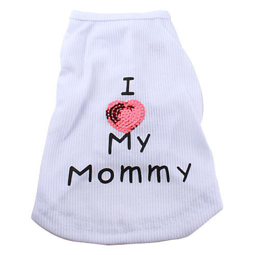 

Dog Shirt / T-Shirt Puppy Clothes Dog Clothes Puppy Clothes Dog Outfits Costume for Girl and Boy Dog Terylene XS S M L XL