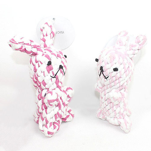 

High Quality Knitted Rabbits for Pets (11 x 5 x 5CM)