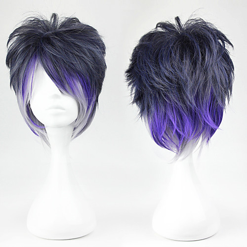 

Diabolik Lovers Sakamaki Reiji Cosplay Wigs Men's 12 inch Heat Resistant Fiber Anime Wig