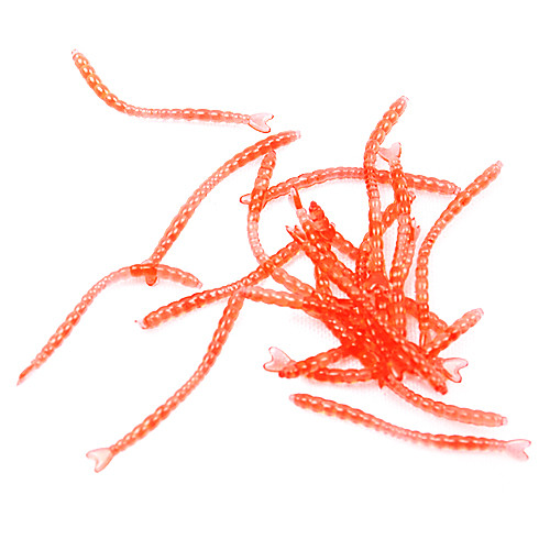 

20 pcs Fishing Lures Soft Bait Worm Bass Trout Pike Sea Fishing Freshwater Fishing Bass Fishing