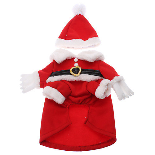 

Cat Dog Costume Coat Outfits Cosplay Halloween Christmas New Year's Outdoor Winter Dog Clothes Puppy Clothes Dog Outfits Costume for Girl and Boy Dog Cotton XS S M L XL