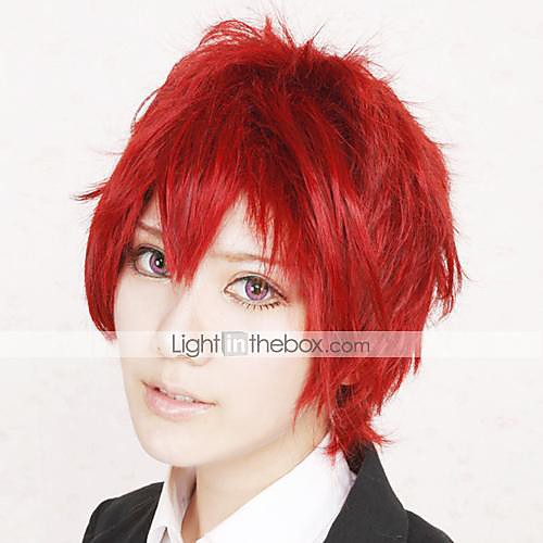 

Naruto Sasori Cosplay Wigs Men's 12 inch Heat Resistant Fiber Anime Wig