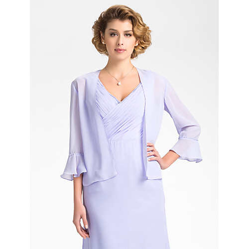 

Coats / Jackets Chiffon Wedding / Party Evening Wedding Wraps With