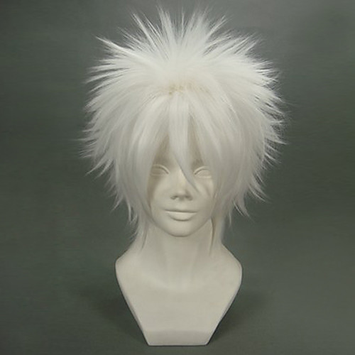 

Katekyo Hitman Reborn! Byakuran Cosplay Wigs Men's 12 inch Heat Resistant Fiber Anime Wig