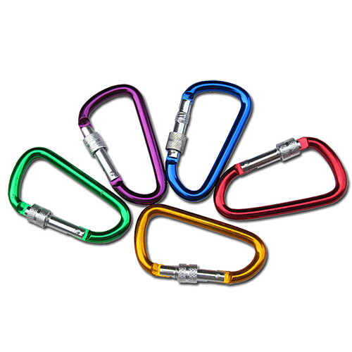 

Durable Carabiners Climbing Outdoor Aluminium Alloy 1/5 pcs Rainbow