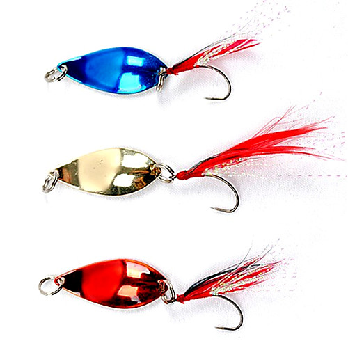 

Colorful Fishing Hook with Feathers Lure(5g, Color Ramdon)