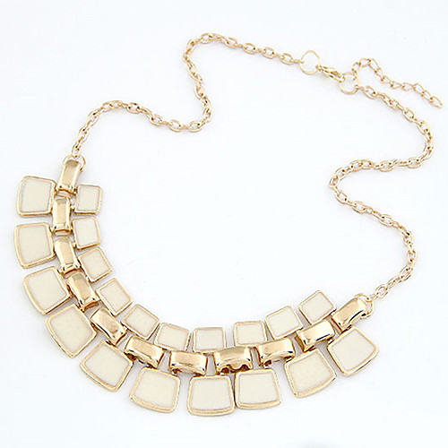 

Women's Choker Necklace Ladies Bohemian Fashion Boho Alloy White Black Purple Necklace Jewelry For Wedding Party Daily