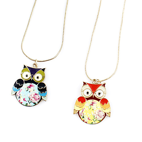 

Women's Pendant Necklace Fashion Alloy Red Black Necklace Jewelry For Daily