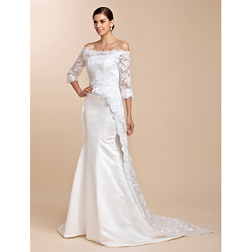 

Coats / Jackets Lace Wedding / Party Evening Wedding Wraps With