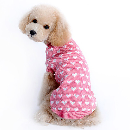 Sweater Puppy Clothes Heart Keep Warm Winter Dog Clothes Puppy Clothes Dog Outfits Pink Costume Girls' for Girl and Boy Dog Woolen XS S M L XL XXL
Sweater Puppy Clothes Heart Keep Warm Winter Dog Clothes Puppy Clothes Dog Outfits Pink Costume Girls' for Girl and Boy Dog Woolen XS S M L XL XXL