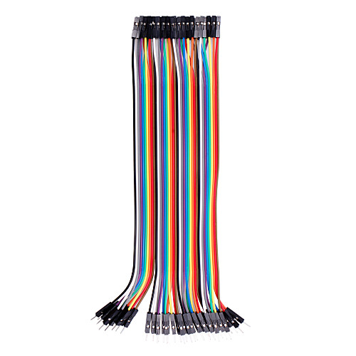 

20cm Male to Female DuPont Breadboard Jumper Wires for (For Arduino) (40pcs Pack)