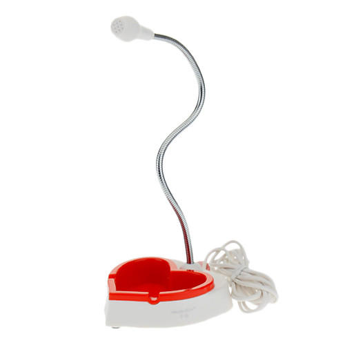 

Y9 High Quality Clear Sound Conference Microphone With A Heart Shaped Ashtray For Net KTV,Computer,PC