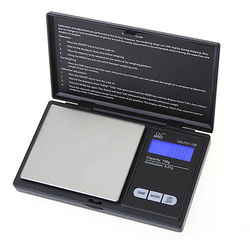 

100g 0.01g Mini LCD Digital Pocket Jewelry Gold Diamond Scale Gram