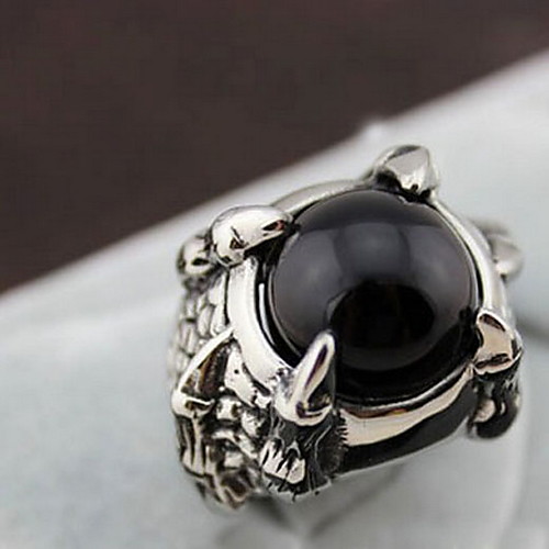 

Statement Ring Agate Titanium Steel Alloy Fashion / Men's