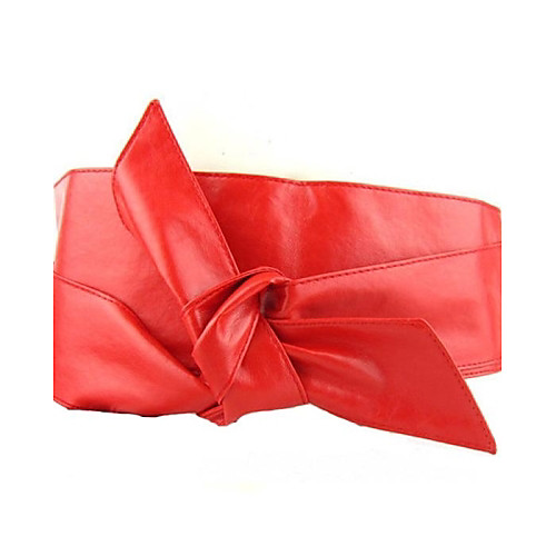 

Women's Wide Belt Weekend Belt Solid Colored / Party / Leather