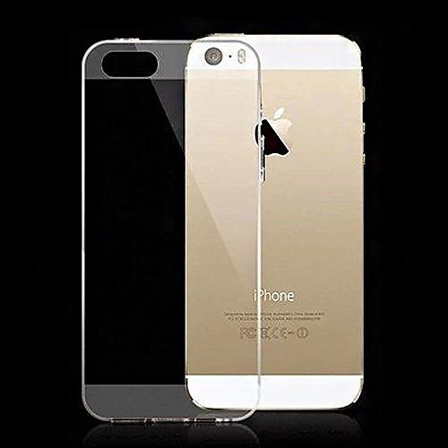 

Phone Case For iPhone 5 Apple Back Cover iPhone SE / 5s iPhone 5 Ultra-thin Transparent Solid Colored Soft Silicone
