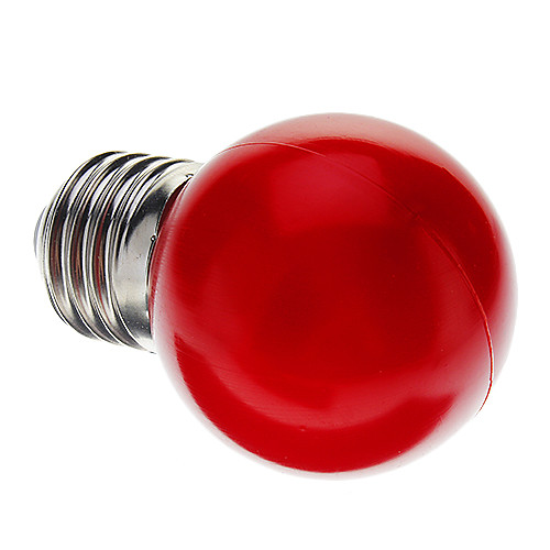 

1pc 0.5 W LED Globe Bulbs E26 / E27 G45 7 LED Beads Dip LED Decorative Red 100-240 V / RoHS