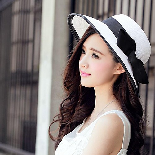 

Basketwork Paper Hats Headpiece Wedding Party Elegant Feminine Style