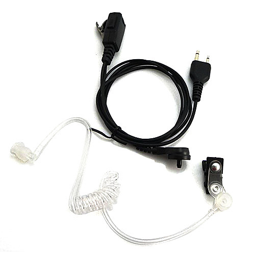 

2 Pin H-quality Acoustic Tube headset for ICOM Walkie talkie two way CB Ham Radio