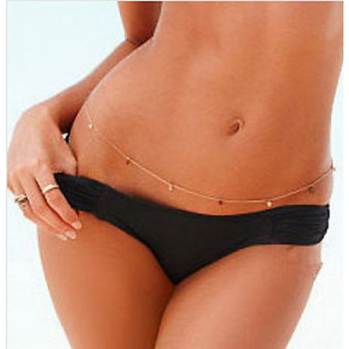 

Belly Body Chain Body Chain Simple Unique Design European Women's Body Jewelry For Daily Casual Alloy Cheap / Waist Chain