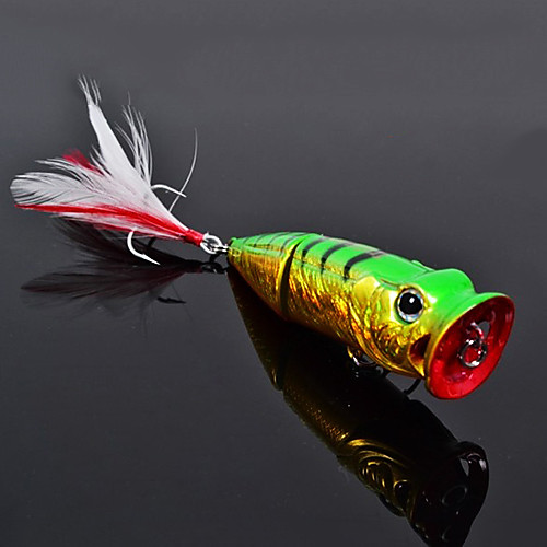 

1 pcs Hard Bait Metal Bait Fishing Lures Popper Bass Trout Pike Sea Fishing Freshwater Fishing General Fishing