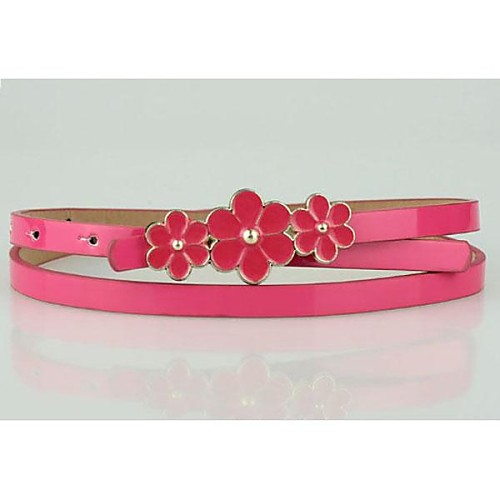 

Women's Cute Leather Skinny Belt