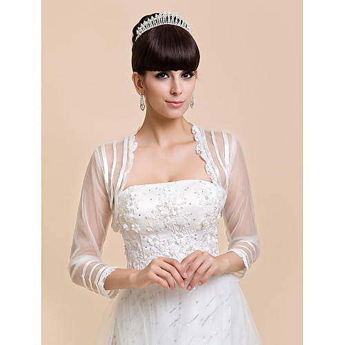 

Coats / Jackets Lace / Tulle Wedding / Party Evening / Casual Wedding Wraps With
