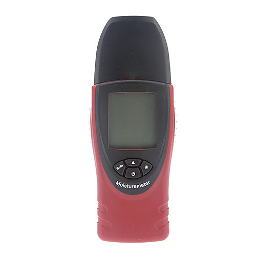 

Digital Wood Moisture Meter Timber Damp Tester Building Material Moisture Meter (0.0%~54.8%/-10~50℃,0.1%/0.1℃)