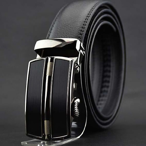 

Men's Wide Belt Leather Belt Solid Colored