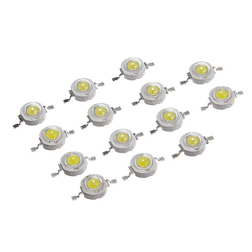 

ZDM 15PCS DIY 1W 100LM Cold White 6000-6500K Light LED Chip (3.2-3.6V 15 pcs)