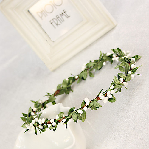 

Women's / Flower Girl's Silk Headpiece-Wedding / Special Occasion Wreaths